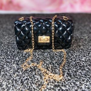 Black mini hand bag